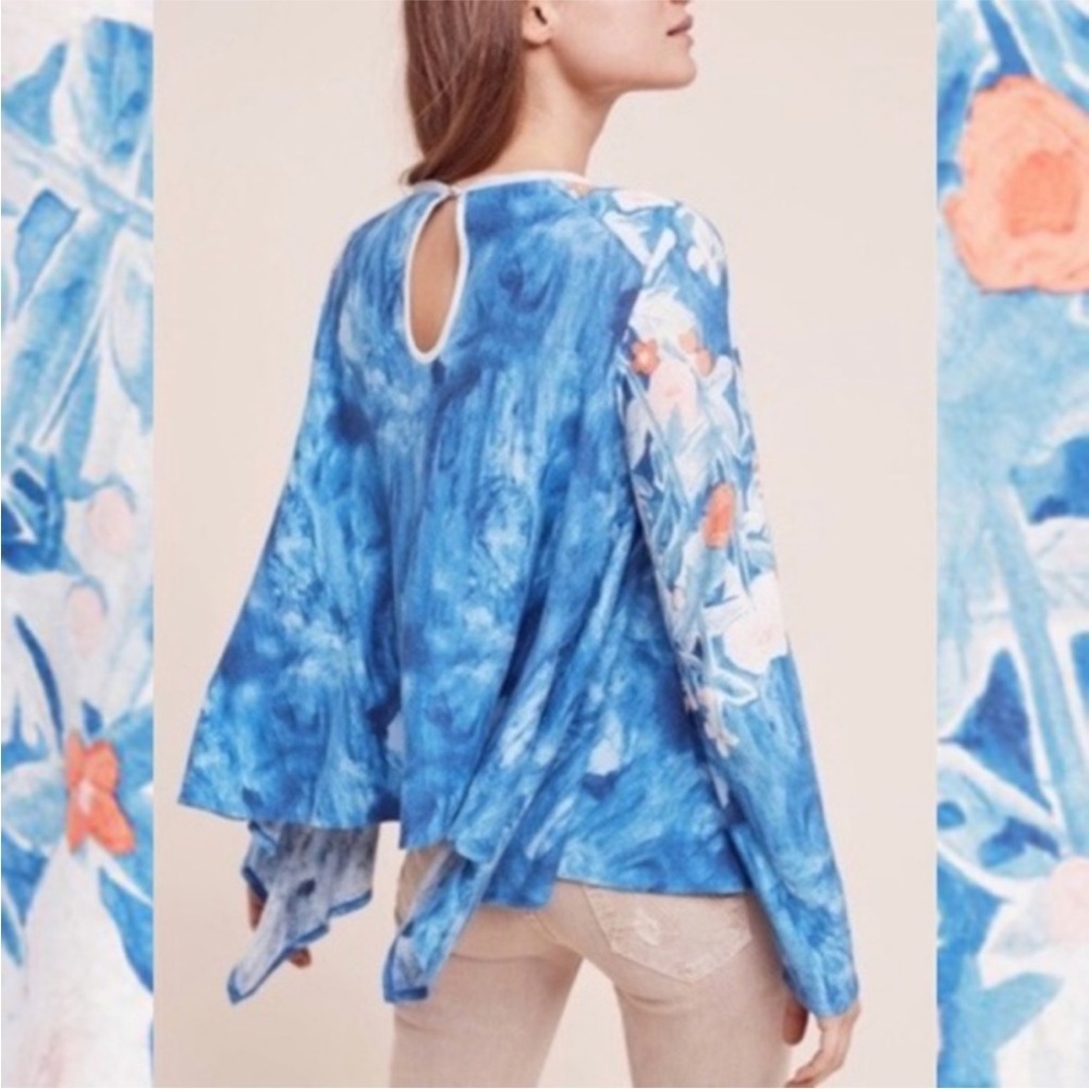 Anthropologie Meadow Rue "Linen
Fields" Swing Top - Picture 11 of 12
